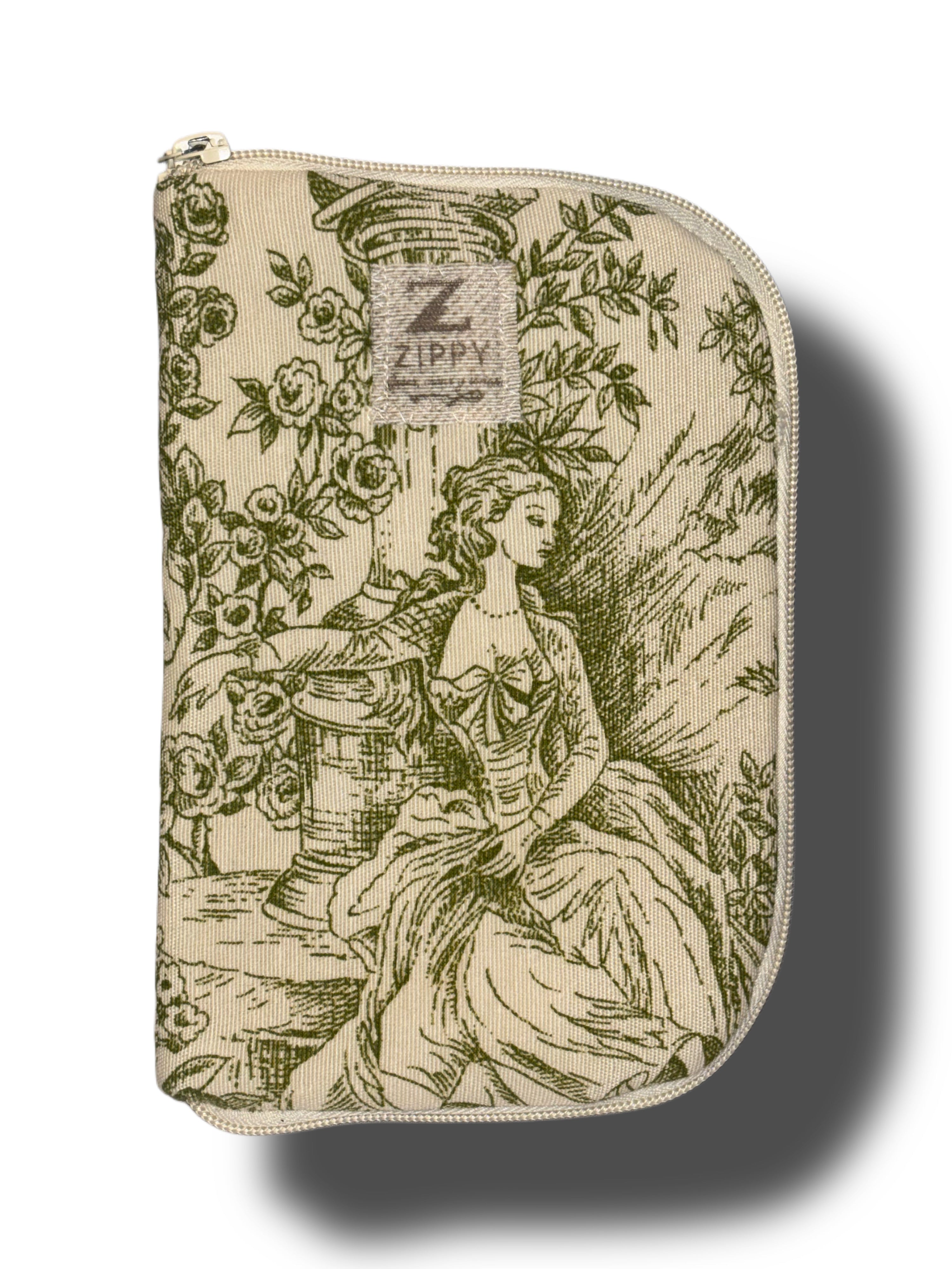 Funda cepillo de dientes con toalla "toile de jouy"