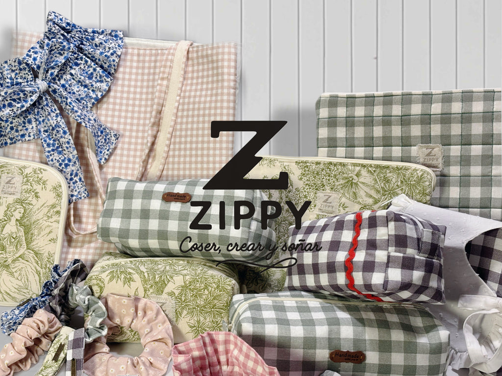 Coletero azul floral