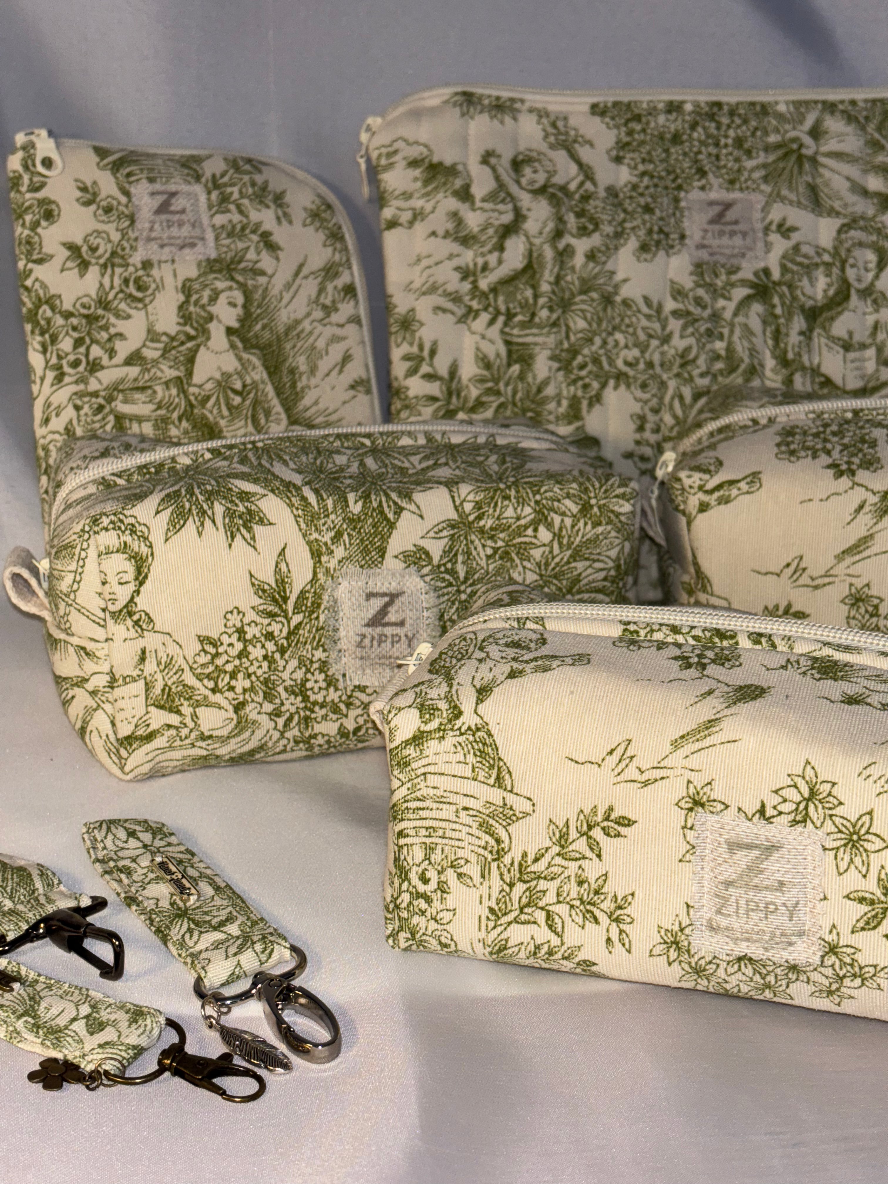 Neceser grande "toile de jouy"